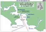 Cook's Anchorage in Plymouth Harbour, 15 - 25 August 1768