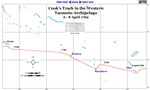 Endeavour's Track through the Western Taumotu Archipelago