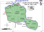 Cook's Circuit of Tahiti, 26 June - 1 July 1769