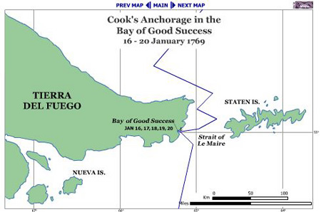 Map of Bay of Good Success