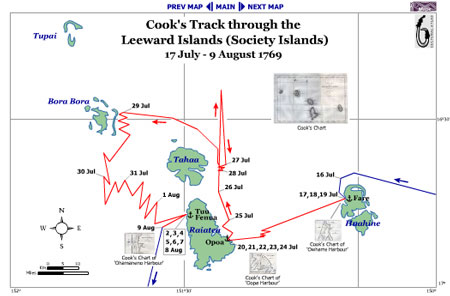 Map of the Leeward Islands