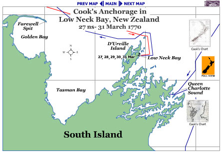 Map of Low Neck Bay