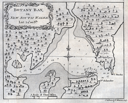 Chart of Botany Bay, in New South Wales.