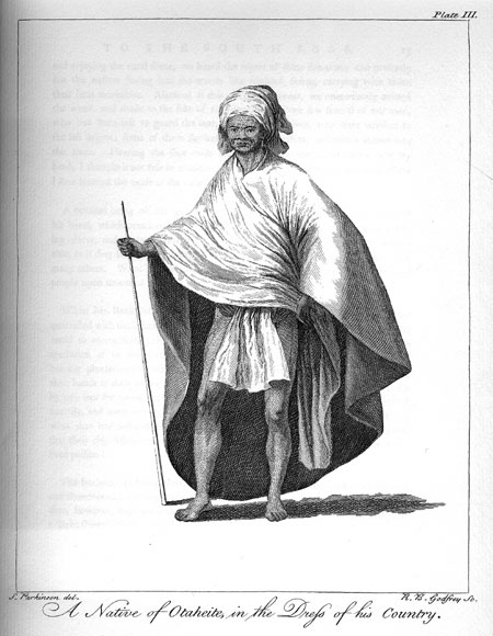 Plate III. A Native of Otaheite, in the Dress of his Country.